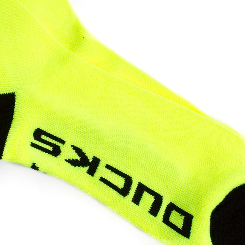 Classic Oregon O, Donegal Bay, Yellow, Crew, Accessories, Unisex, Stripe, Tube, Sock, 511253